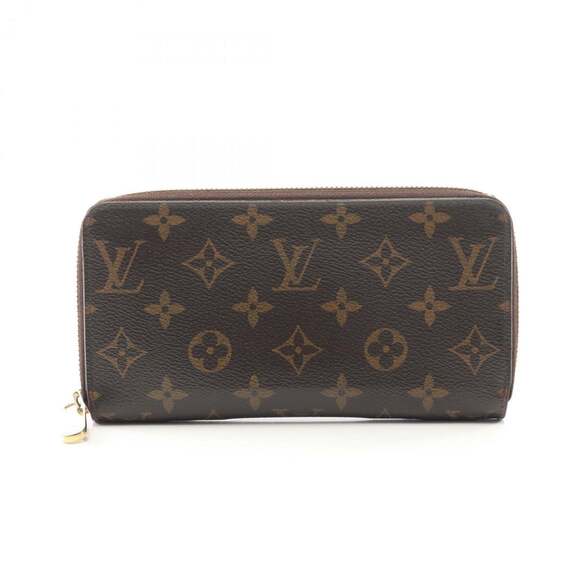 Louis Vuitton Zippy Wallet Monogram Rose Ballerine Round Long Leather Women's...